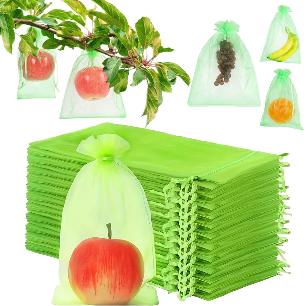 Smart Home Green - 100 Peças de Saco Protetor Verde