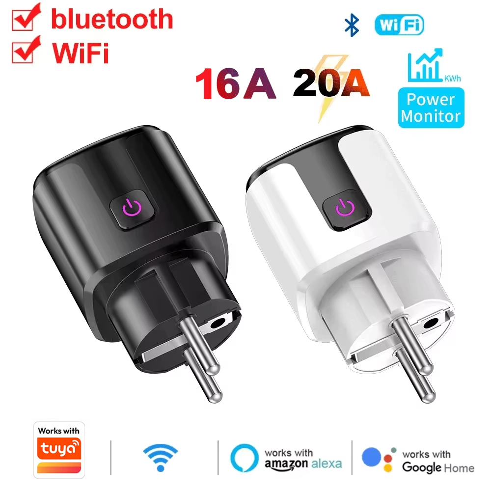 Smart Home Elements - Tomada Inteligente EU 20A com Controle