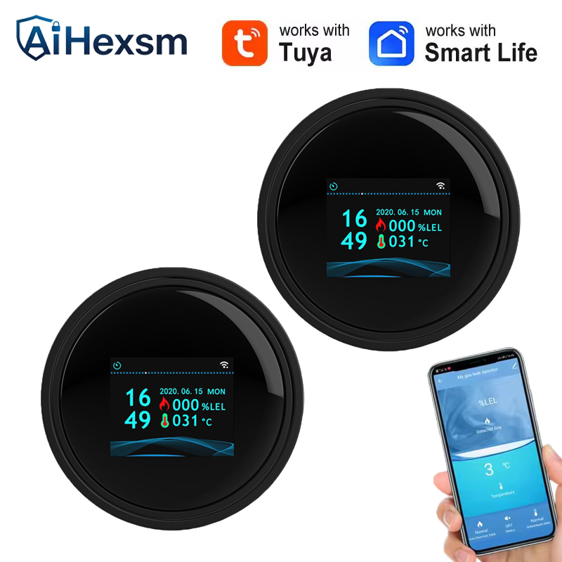 Smart Home Features - Tuya wifi vazamento com função de
