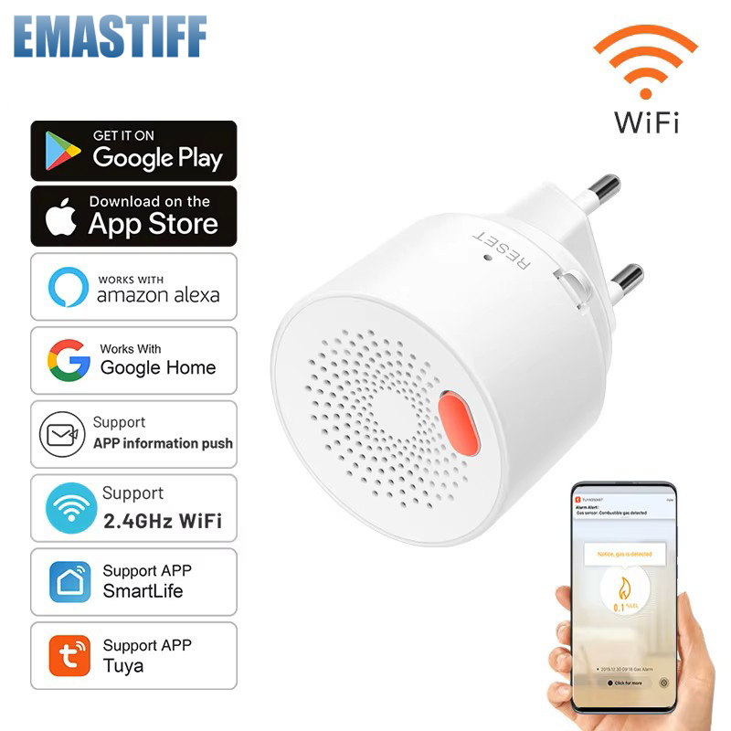 Smart Home Europe - Sensor de Gás Natural Tuya Smart