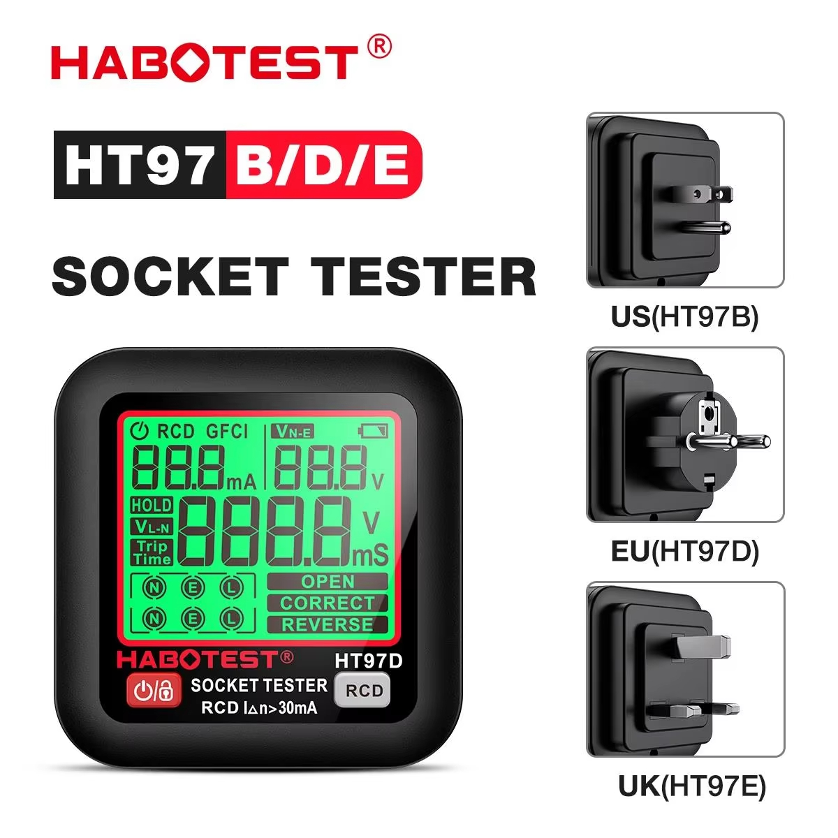 Smart Home Europe - Habotest ht97 testador de soquete digital