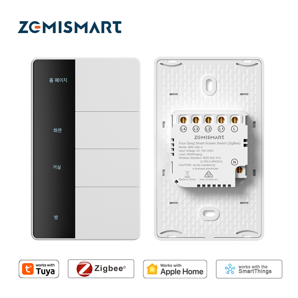Smart Home Hub Matter - Interruptor de Luz Zigbee Tipo Americano