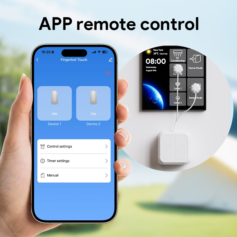 Smart Home Mod - Funciona com Tuya Bluetooth Smart Fingerbot