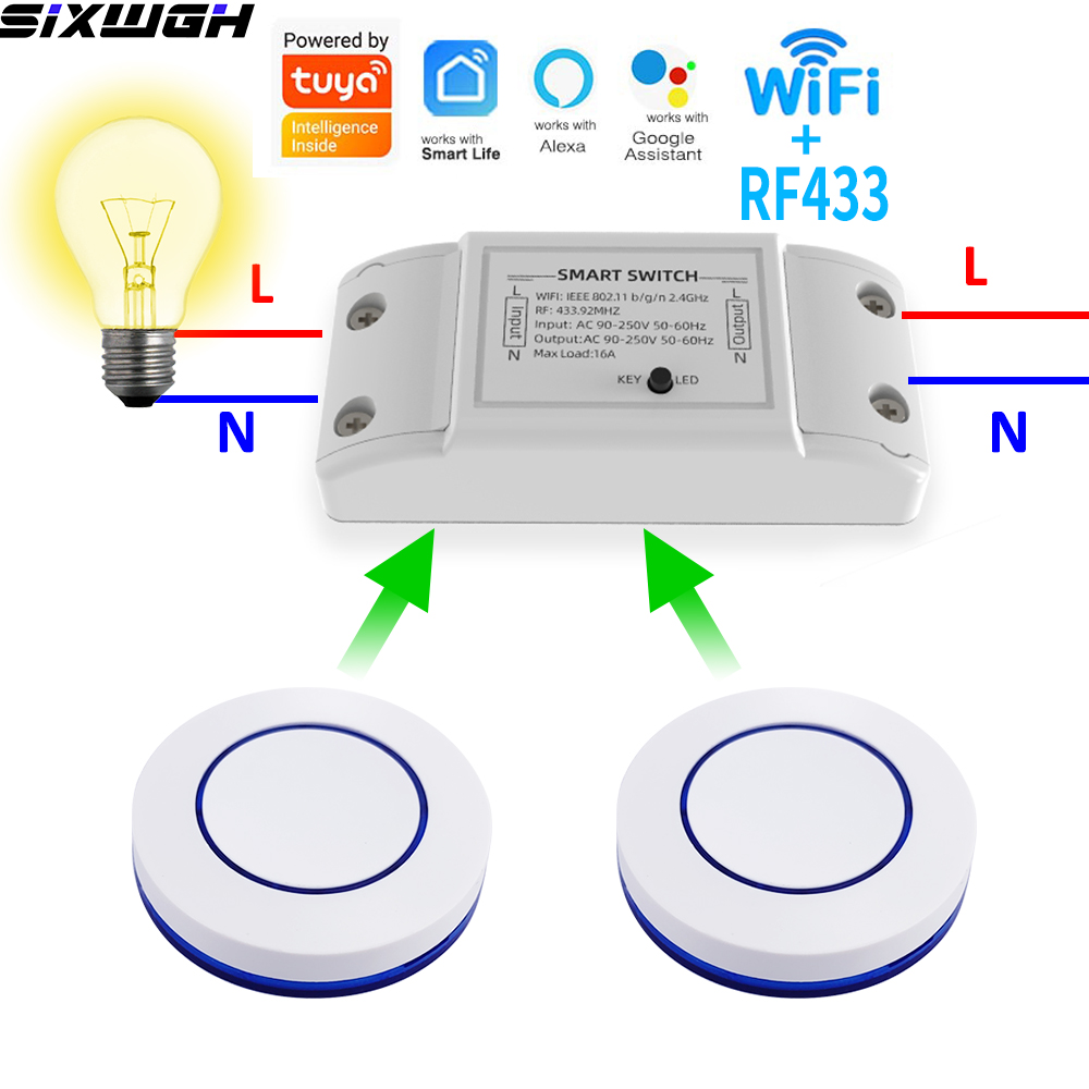Smart Home Life - Interruptor Inteligente WiFi Tuya 16A com