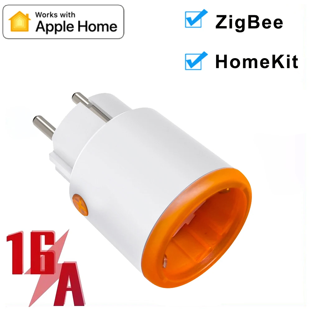 Smart Home Europe - Tomada inteligente zigbee 3680w 16a, interruptor