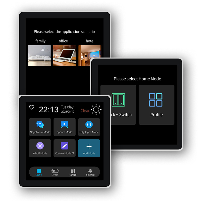 Smart Home Features - Fuers 4 Polegada tela de toque