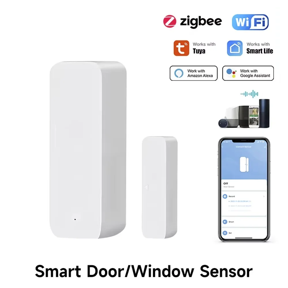Smart Home Gateway - Tuya zigbee/wifi sensor magnético de janela