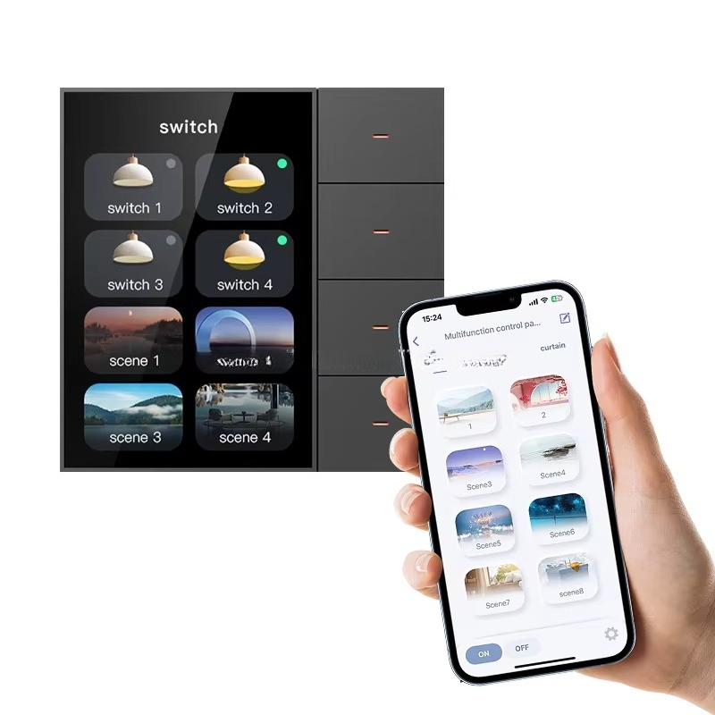 Smart Home Features - Interruptor Inteligente F3 Pro com Painel