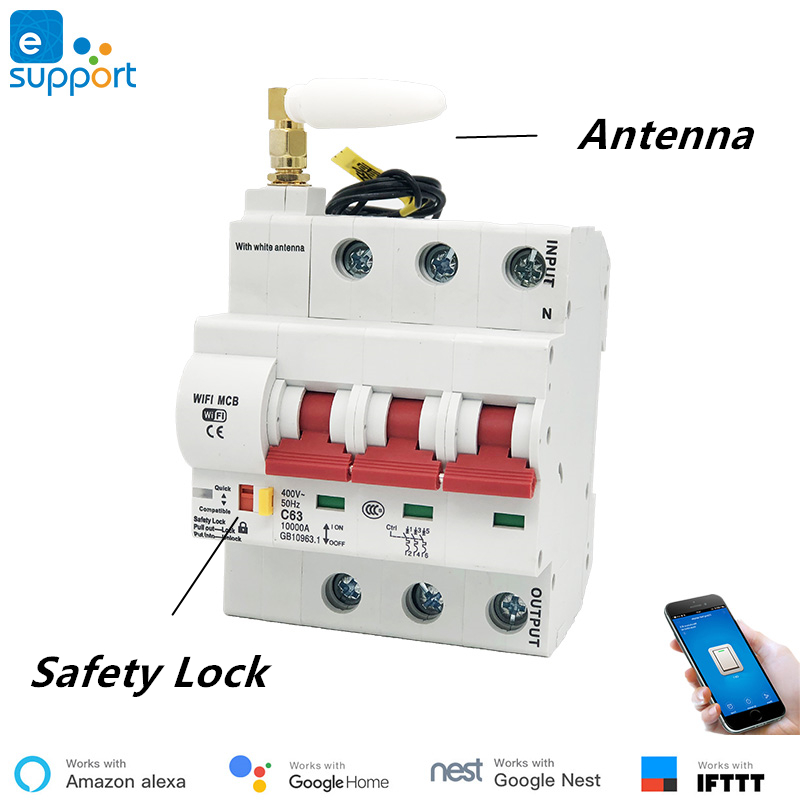 63A eWelink WiFi Smart Circuit - Smart Home Elements avaliação e preço