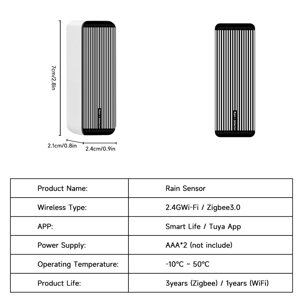 Sensor de chuva alerta wifi zi - Wifi Water Sensor avaliação e preço