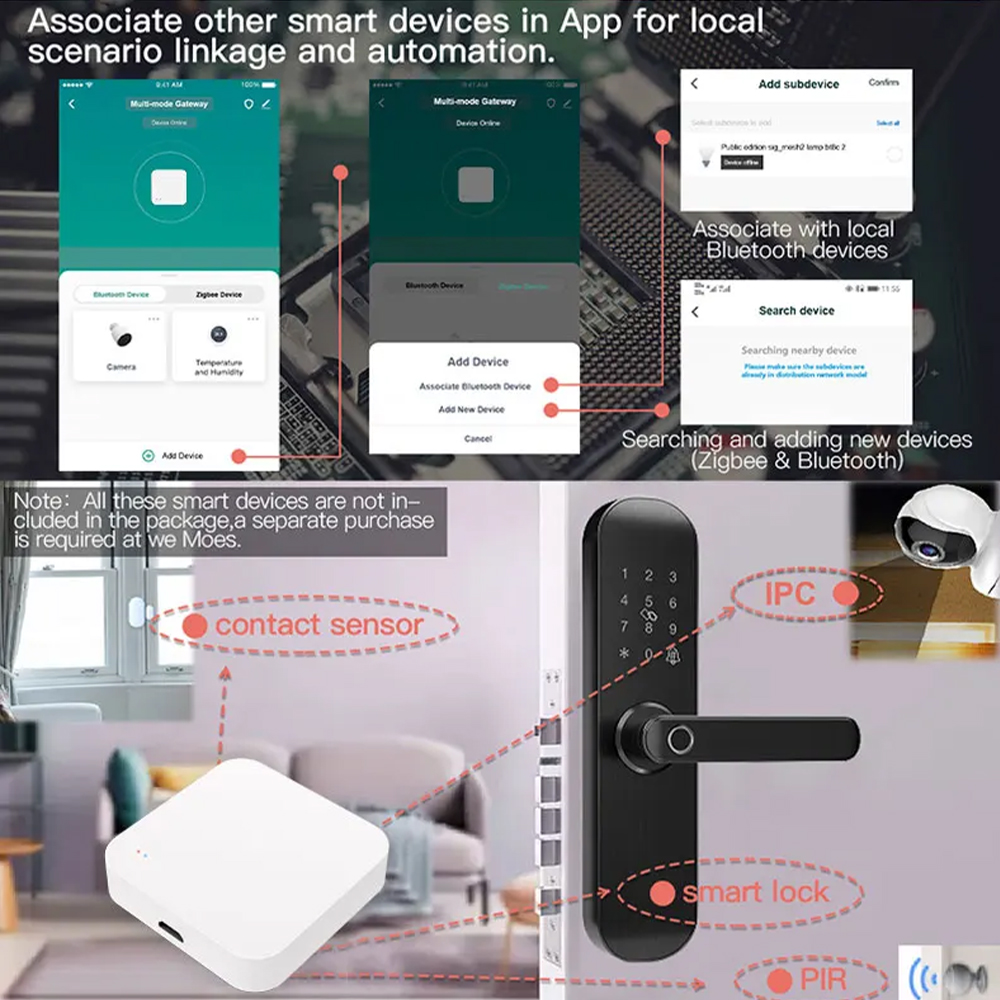Tuya zigbee bluetooth multi-mo - Smart Home Hub Matter avaliação e preço
