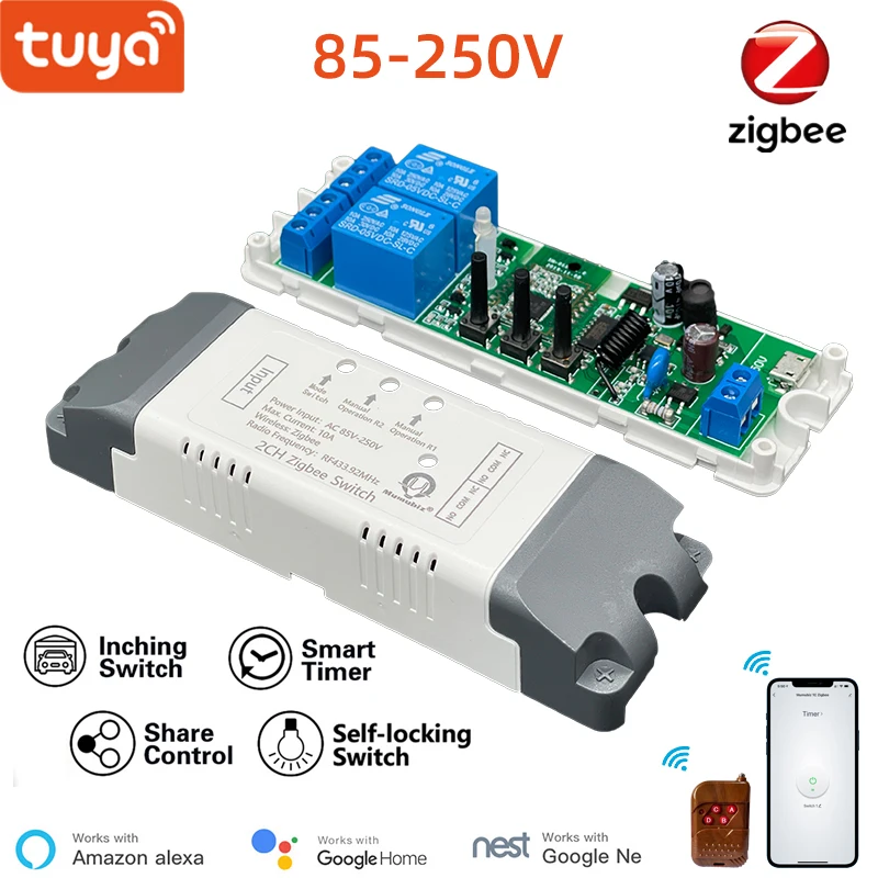 Tuya smart life 2 canais 85-25 - Smart Home Mod avaliação e preço