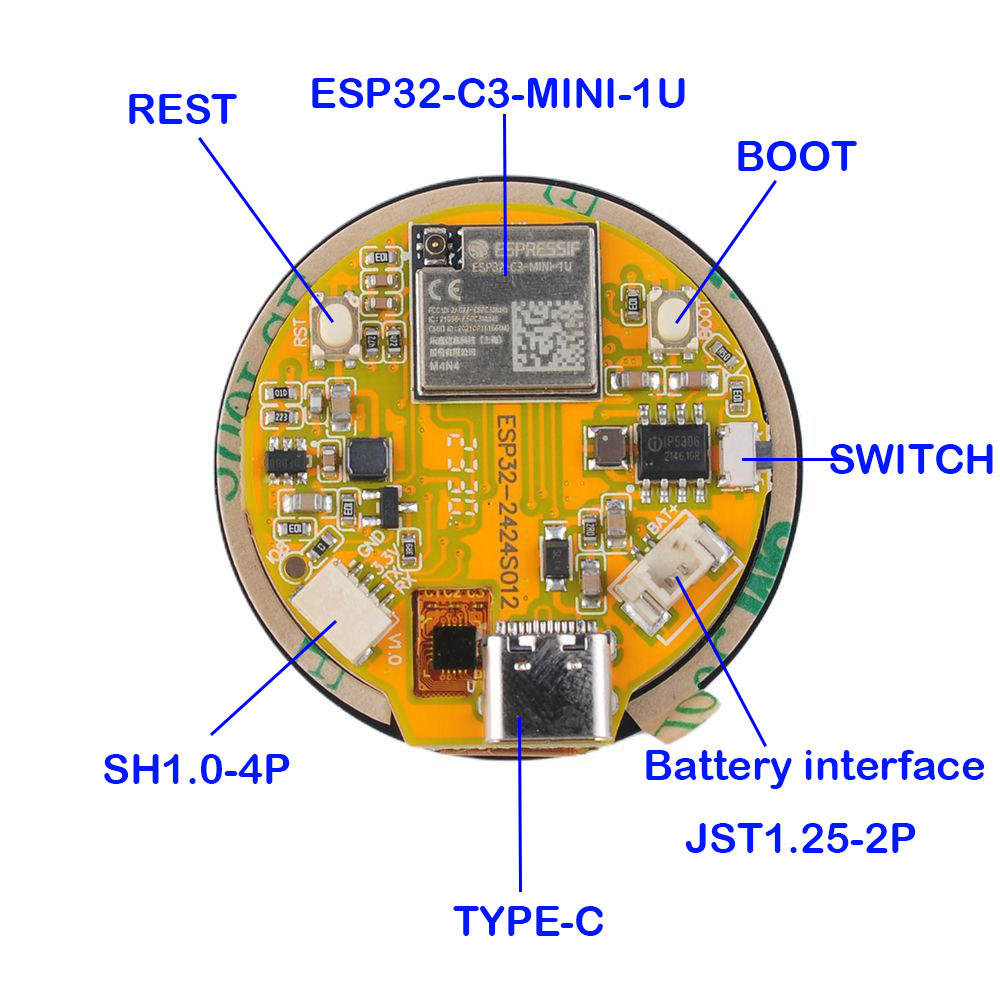 Esp32 display 1.28 polegadas E - Smart Home Features avaliação e preço