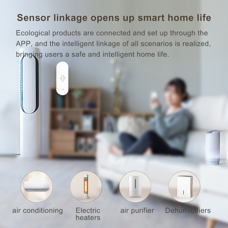Sensor de Vibração WiFi Tuya,  - Smart Home Features avaliação e preço