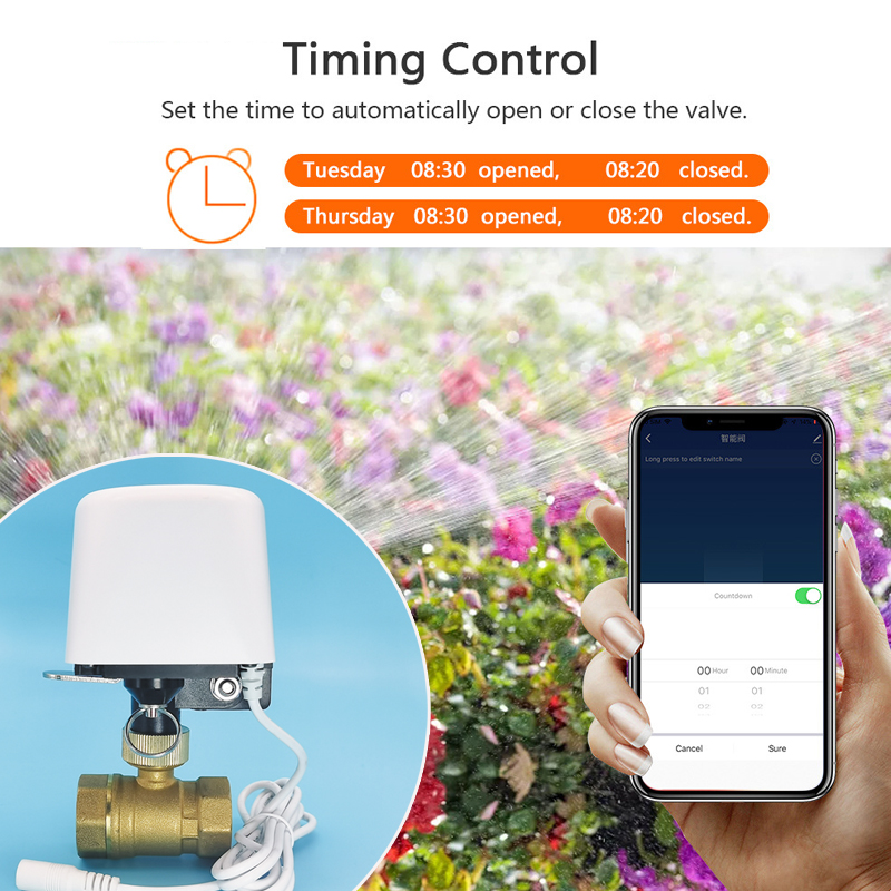 Válvula de Água Tuya Zigbee Wi - Smart Home Features avaliação e preço