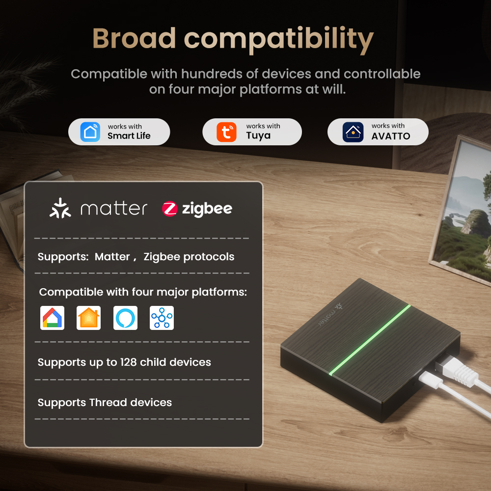 Hub Gateway Inteligente AVATTO - Smart Home Hub Matter avaliação e preço