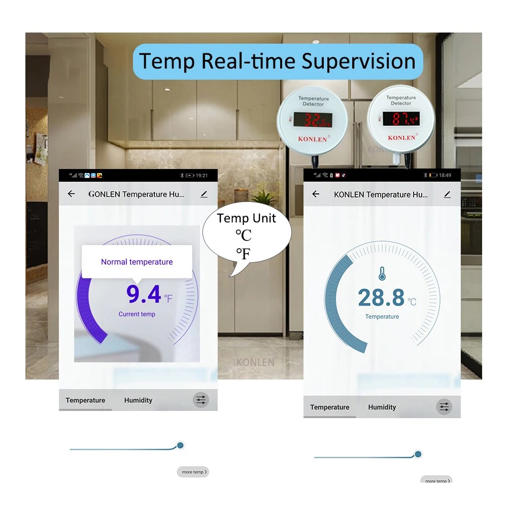 Konlen tuya wifi sensor de tem - Smart Home Green avaliação e preço