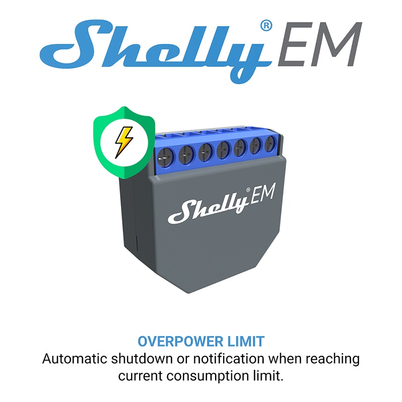 SHELLY EM Interruptor Controla - Smart Home Life avaliação e preço