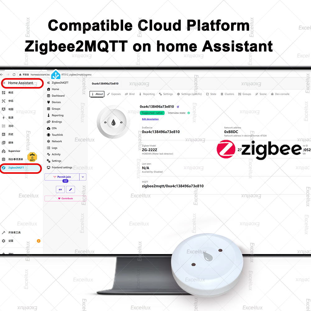 Zigbee detector de água sensor - Wifi Water Sensor avaliação e preço