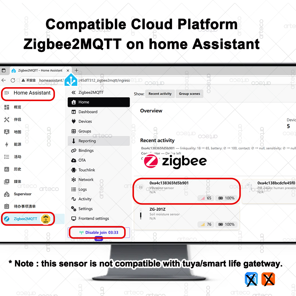 Inteligente zigbee 3.0 sensor  - Smart Home Features avaliação e preço