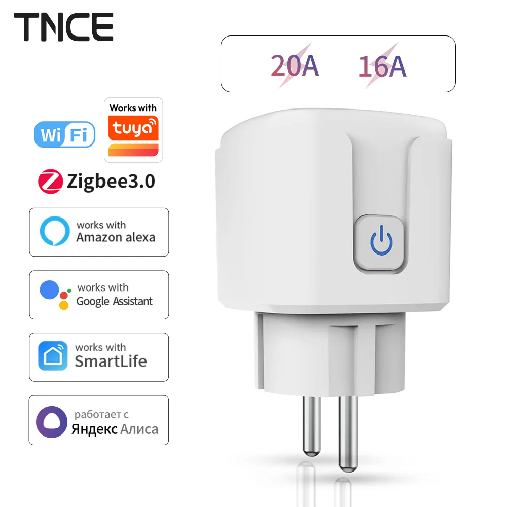 Ttnce tuya wifi/zigbee 16a/20a - Smart Home Elements avaliação e preço