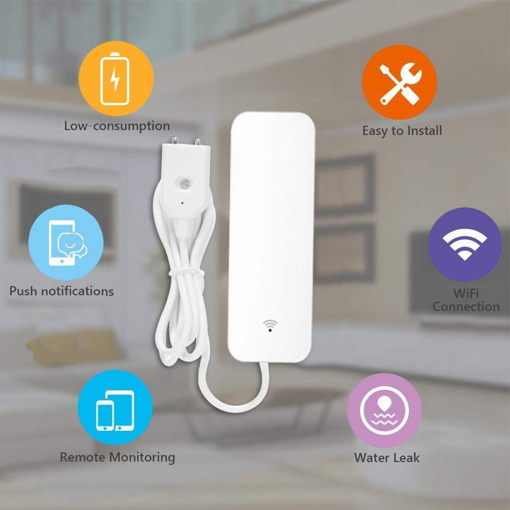 Sensor de vazamento de água wi - Wifi Water Sensor avaliação e preço