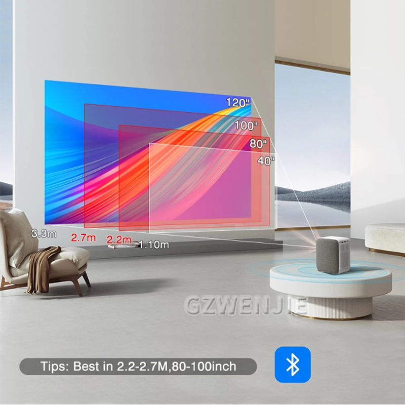 H6 Mini Projetor LED 1080P Ful - Smart Home Tv avaliação e preço