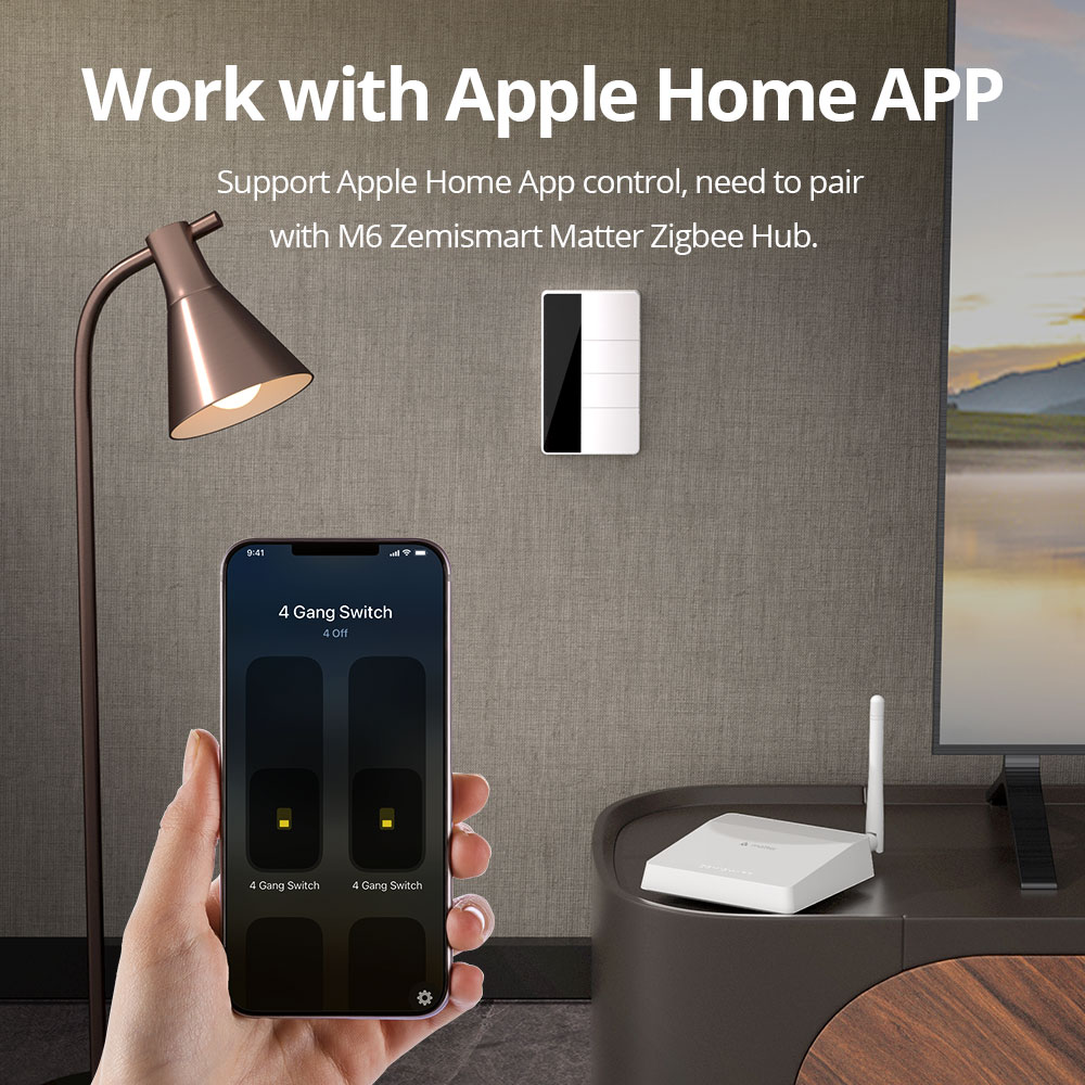 Interruptor de Luz Zigbee Tipo - Smart Home Hub Matter avaliação e preço