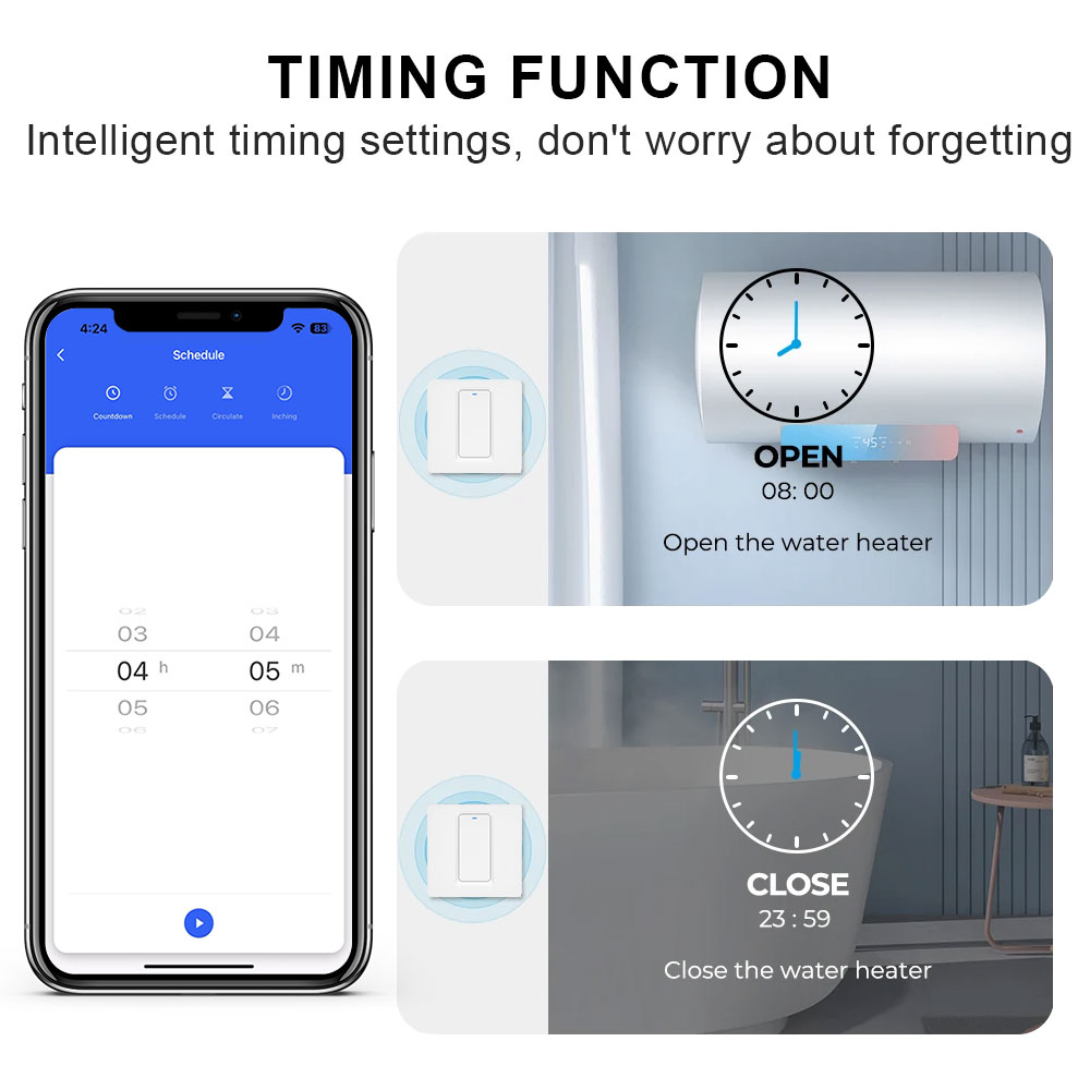 Interruptor inteligente de aqu - Smart Home Green avaliação e preço
