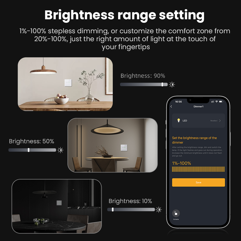 AVATTO WiFi Interruptor Dimmer - Smart Home Features avaliação e preço