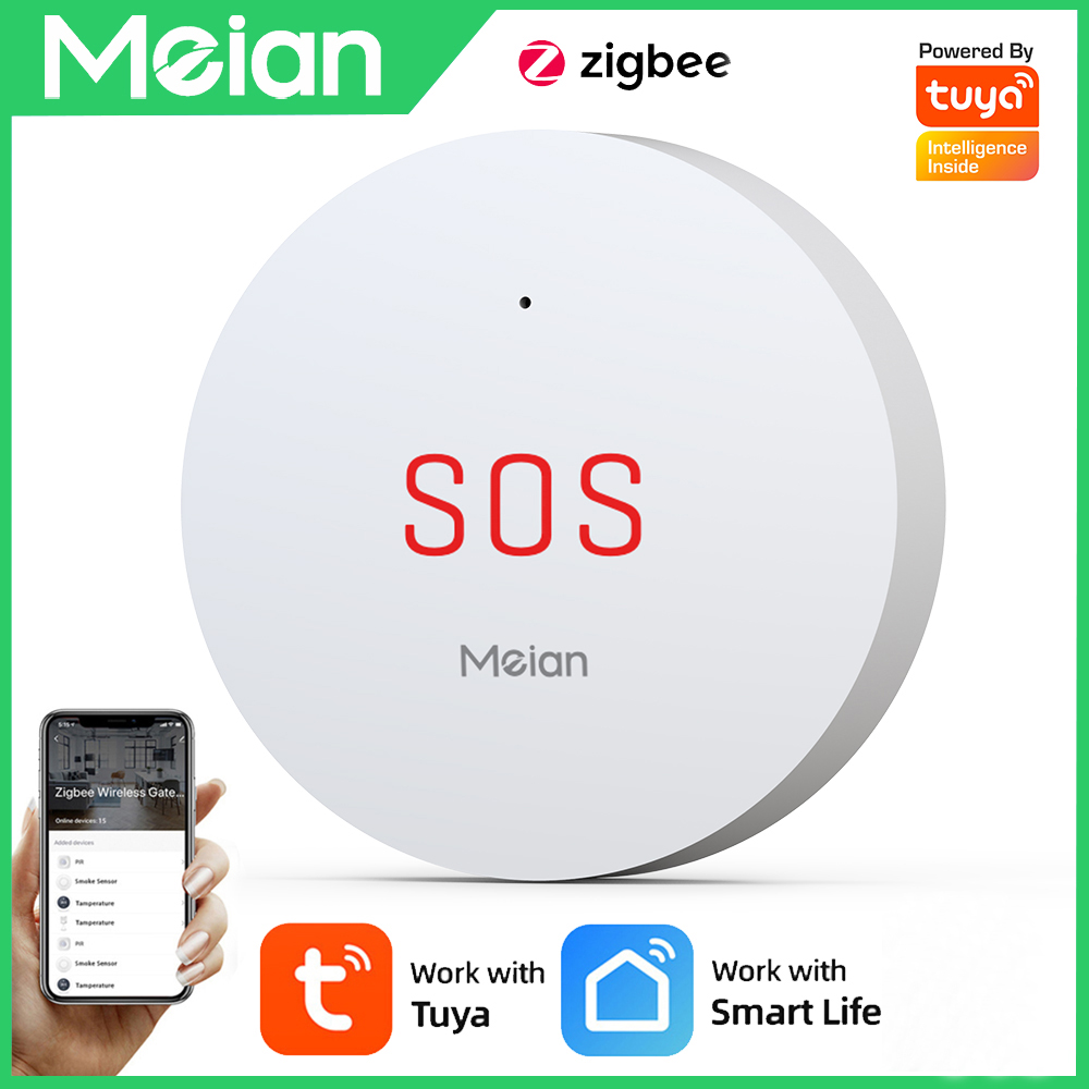 Zigbee tuya sos botão de emerg - Smart Home Vimar avaliação e preço