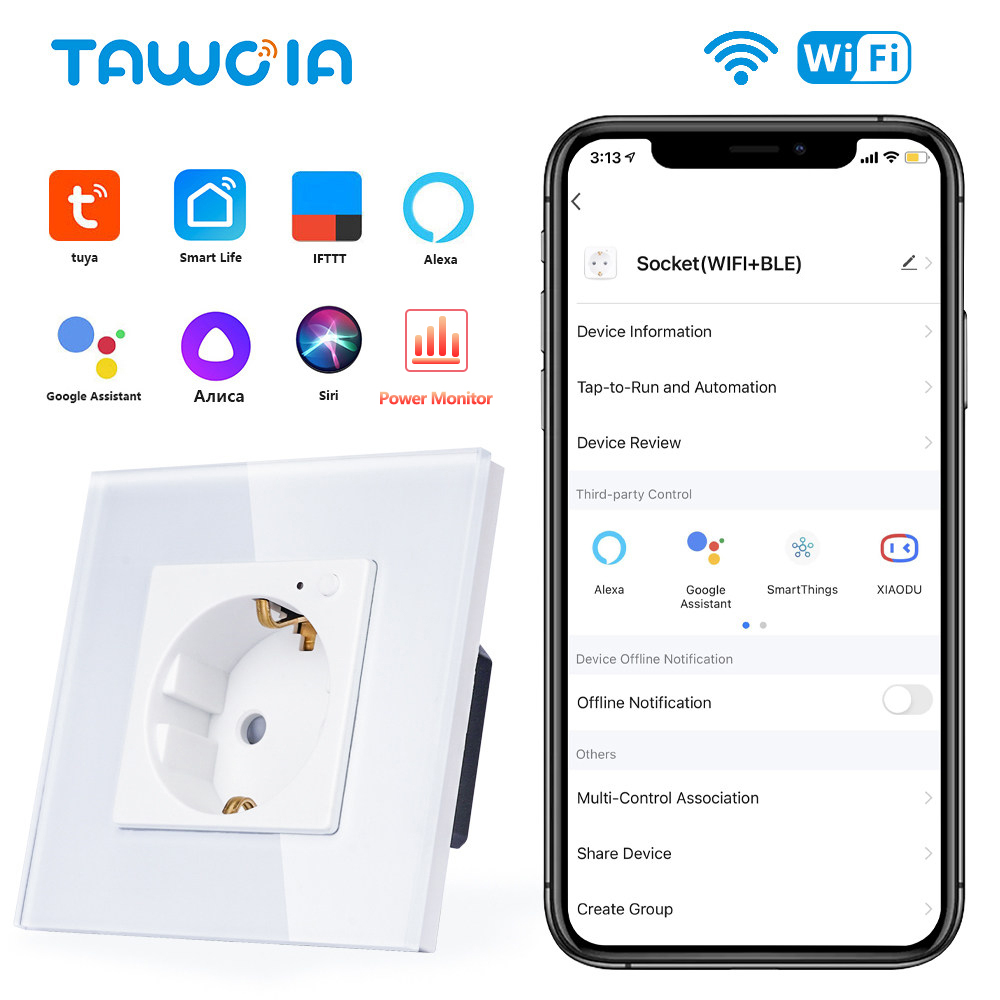 Tawoia wifi tomada de parede p - Smart Home Elements avaliação e preço
