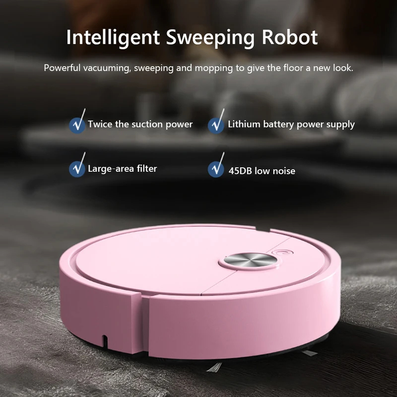 Robô Aspirador de Pó 3 em 1 co - Smart Home Appliances avaliação e preço