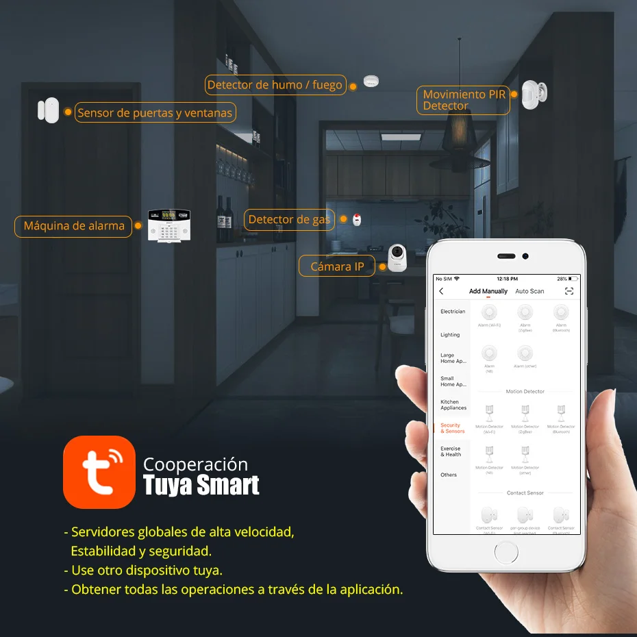 Fuers tuya kit sistema de alar - Smart Home Demo Kit avaliação e preço