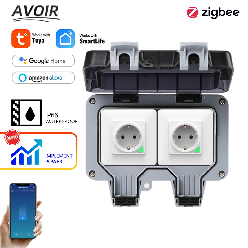 Avoir tuya zigbee soquetes elé - Smart Home Elements avaliação e preço