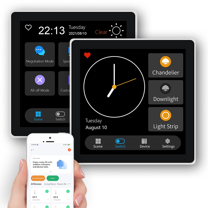 Fuers 4 Polegada tela de toque - Smart Home Features avaliação e preço