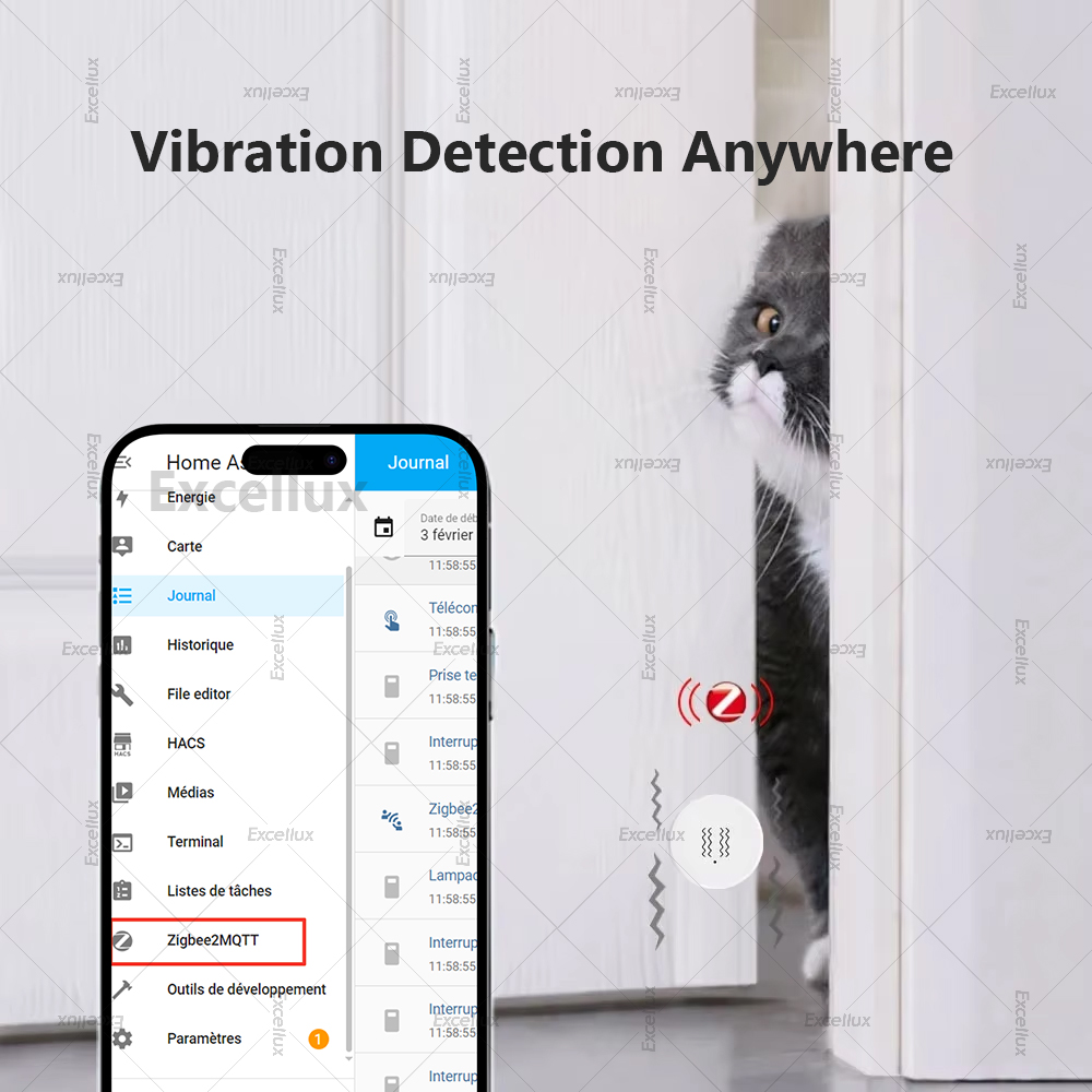 Zigbee 3.0 sensor de vibração  - Smart Home Features avaliação e preço