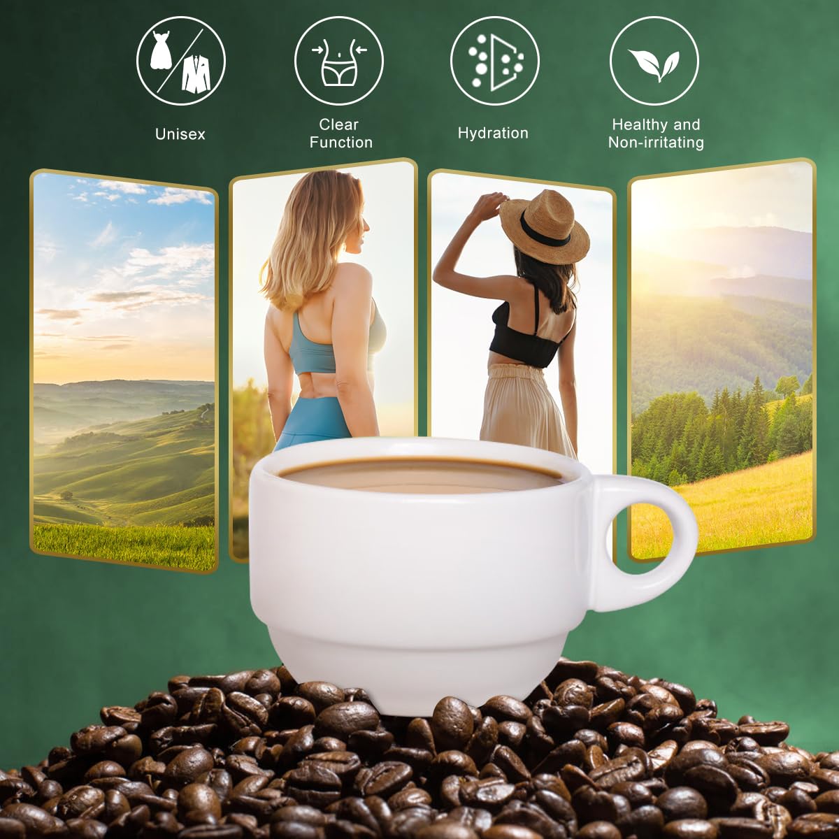 18 pçs/caixa premium fino café - Smart Home Green avaliação e preço