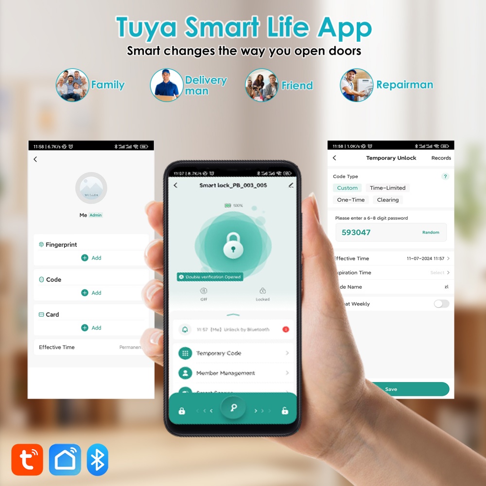 Fechadura Inteligente YFK Tuya - Smart Home Green avaliação e preço