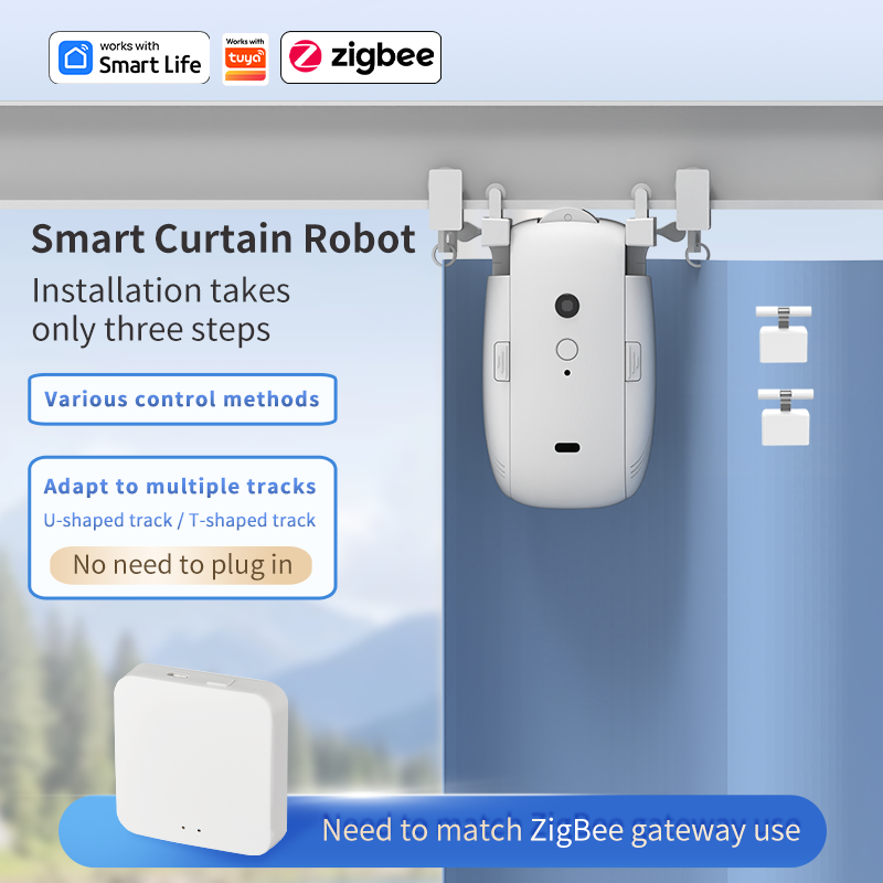 Zigbee inteligente cortina dri - Curtain Motor avaliação e preço