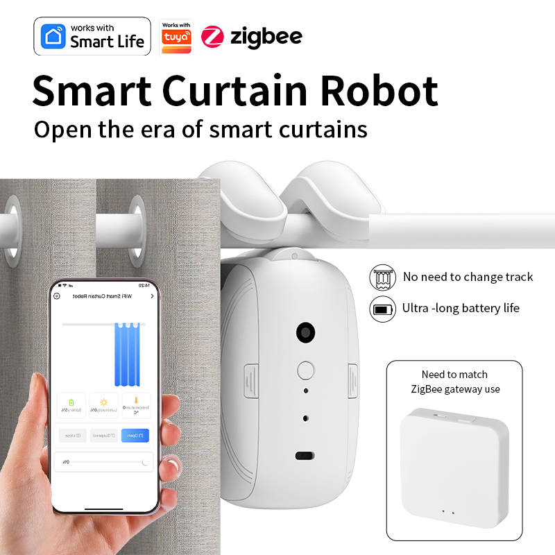 Zigbee inteligente cortina dri - Curtain Motor avaliação e preço