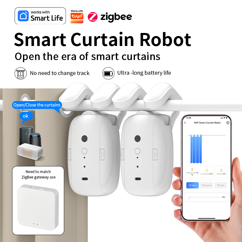Zigbee inteligente cortina dri - Curtain Motor avaliação e preço